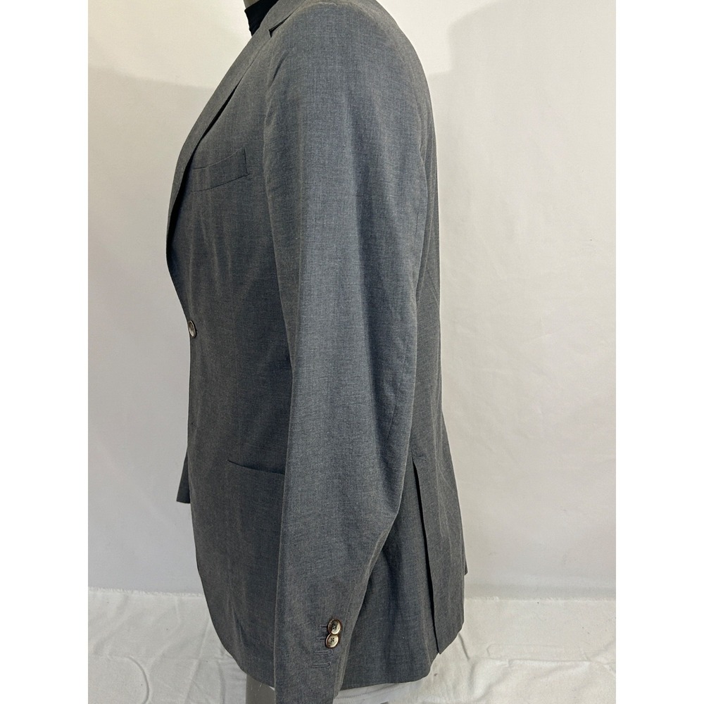 Massimo Dutti Blazer 42R Patch Pocket Unconstructed Cotton Linen Surgeon Cuffs - Picture 14 of 16